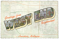 Greetings from West End Neighborhood (postcard)